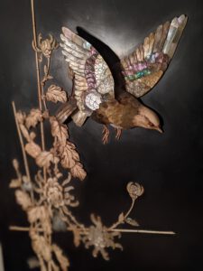 Gallery Chinese Armoir Door panel bird Gallery