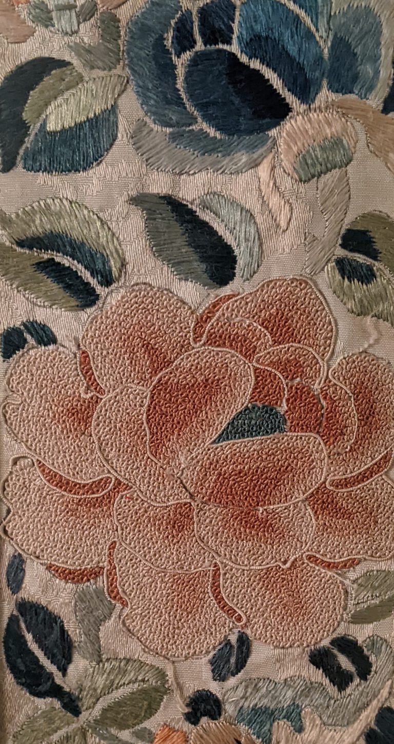 Framed Chinese Silk Artwork