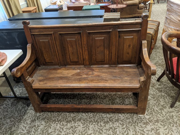 Antique Church Pew Bench